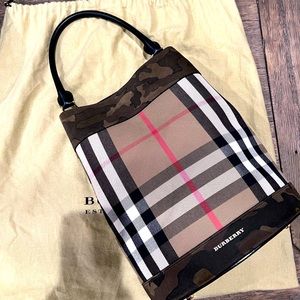 Authentic Burberry Bucket Bag Camo *RARE!*